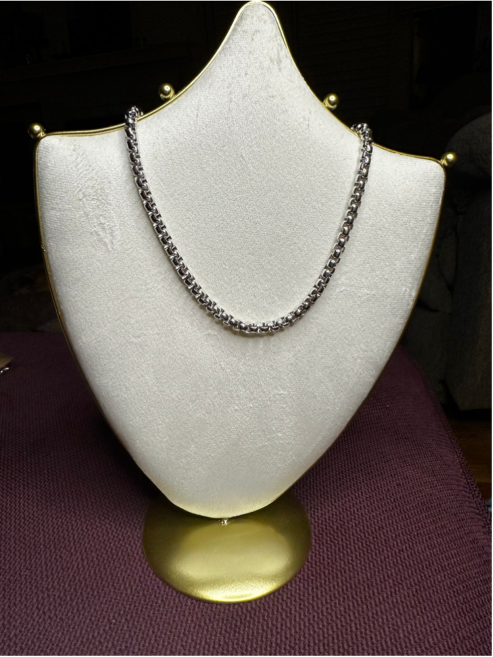 Nordstrom Rack Silver Tone Chain Necklace
